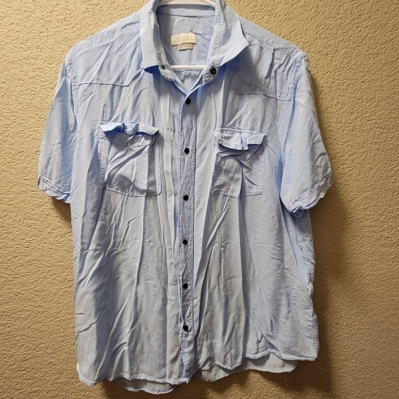 Zara short sleeve button down - Picture 1 of 3